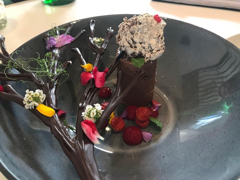 Xochi chocolate dessert