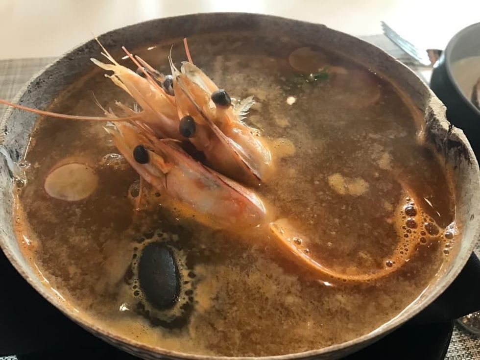 Xochi shrimp soup