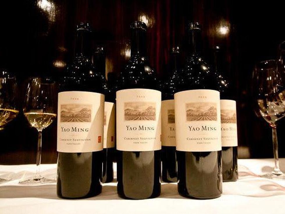 Yao Ming wine, cabernet