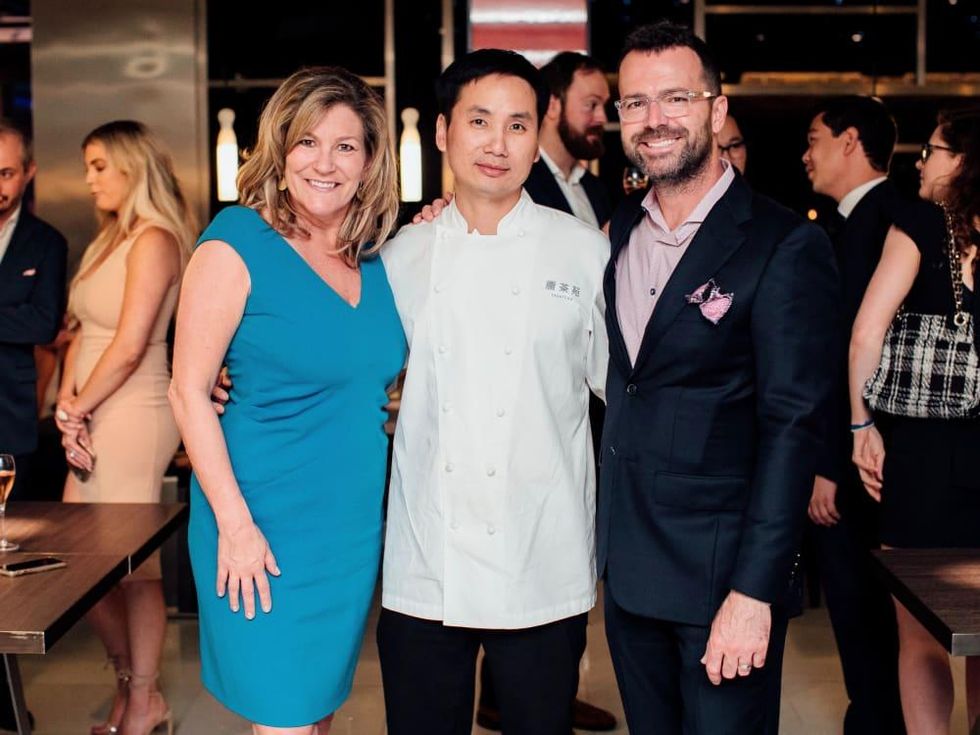 Yauatcha Opening Dianna Balabon, Chef Ho Chee Boon, Rick Tomich