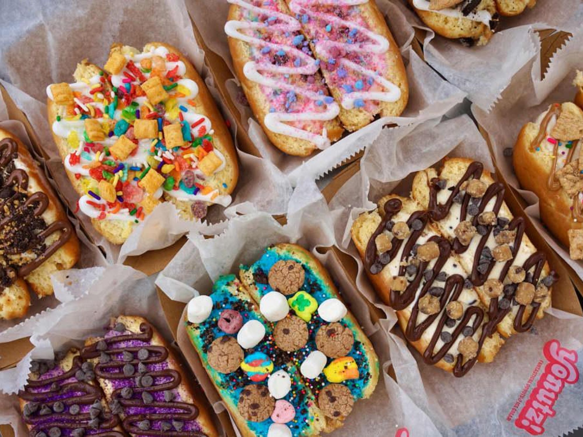 Yonutz smash ice cream doughnuts