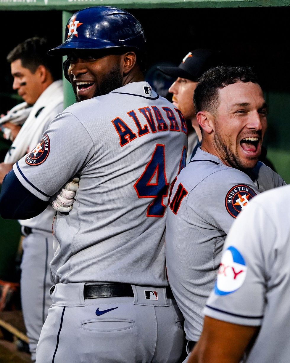 Yordan Alvarez Alex Bregman Houston Astros