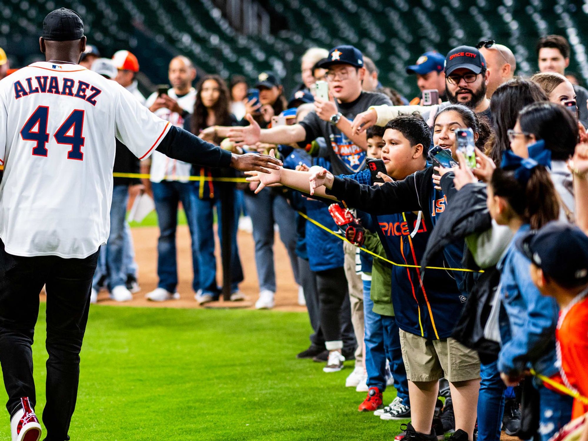 Yordan Alvarez Astros Fan Fest