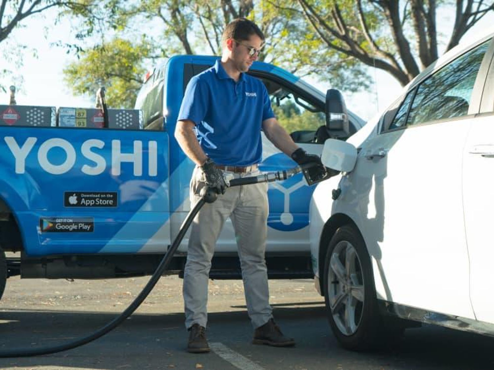 Yoshi gas fuel service Houston pumping