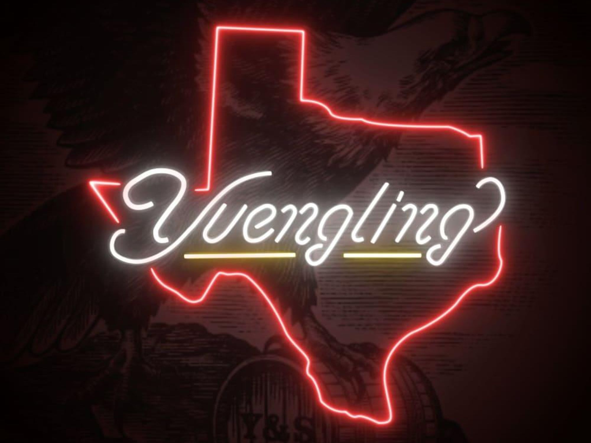 Yuengling Texas beer sign