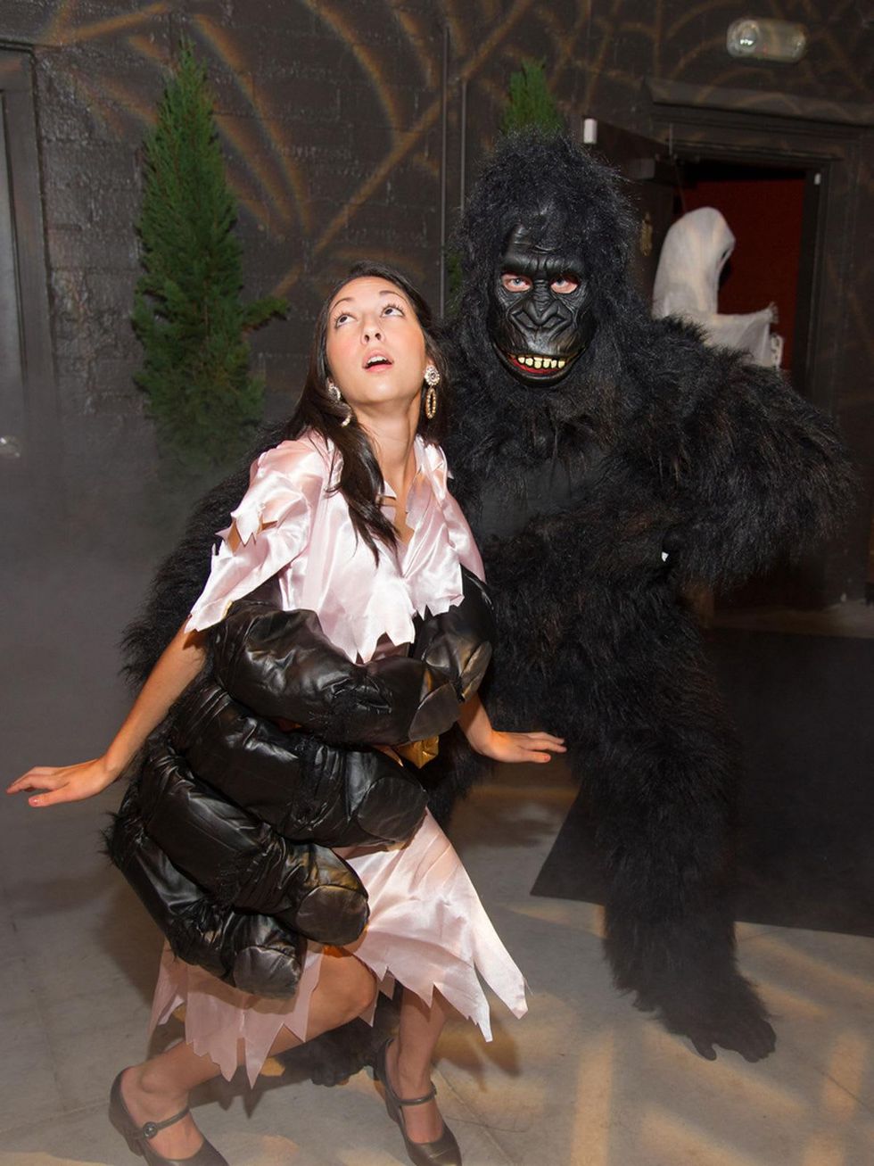 Yuri Gandy and Harry Thompson at the St. Luke's PULSE Saints & Sinners Halloween party October 2013