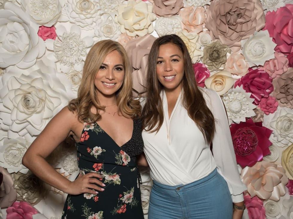 Yvonne Guidry, Devi Brown at Spoiled Latina Day event