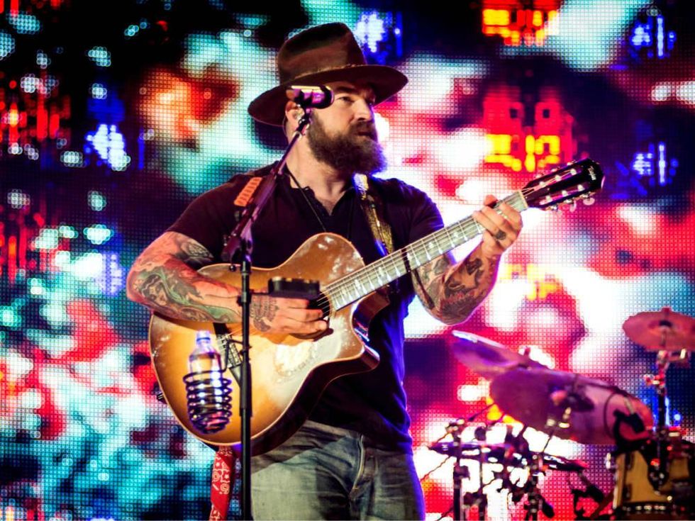 Zac Brown Band Zac Brown colorful background