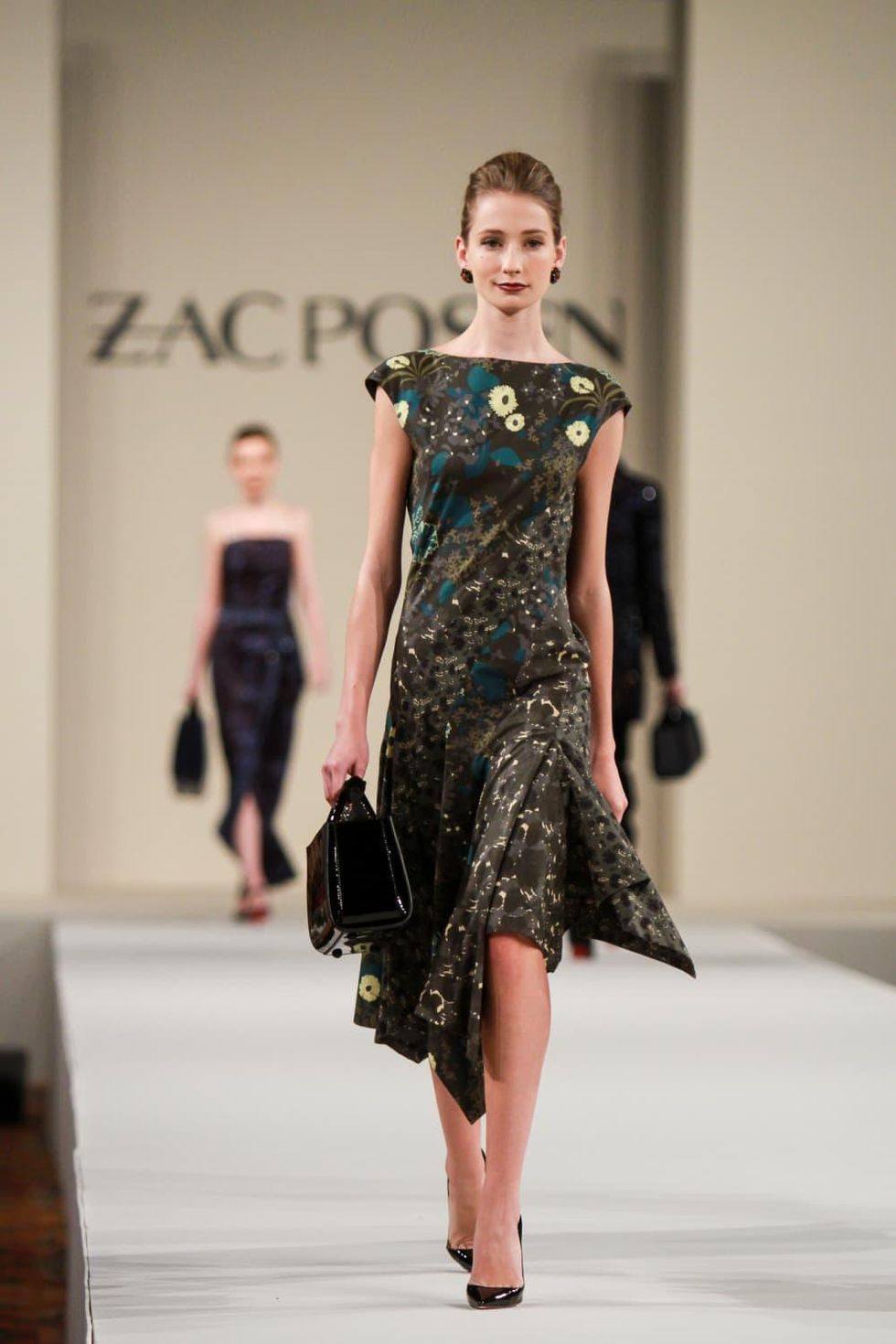 Zac Posen runway show at Best Dressed luncheon