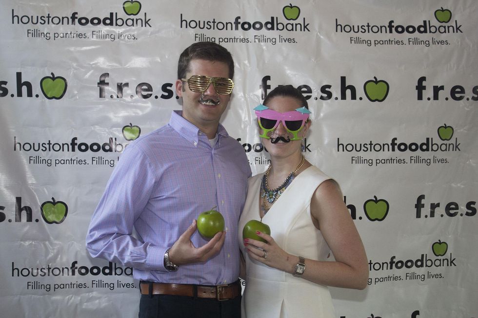 Zach and Ashlyn Blakeman at the f.r.e.s.h. new young professionals group party june 2014