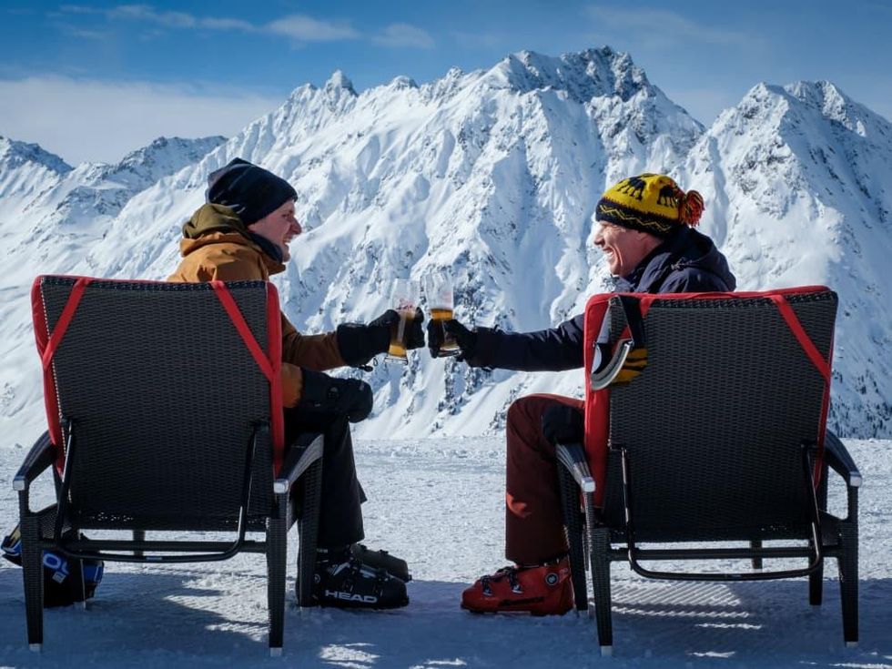 Zach Woods and Will Ferrell in Downhill