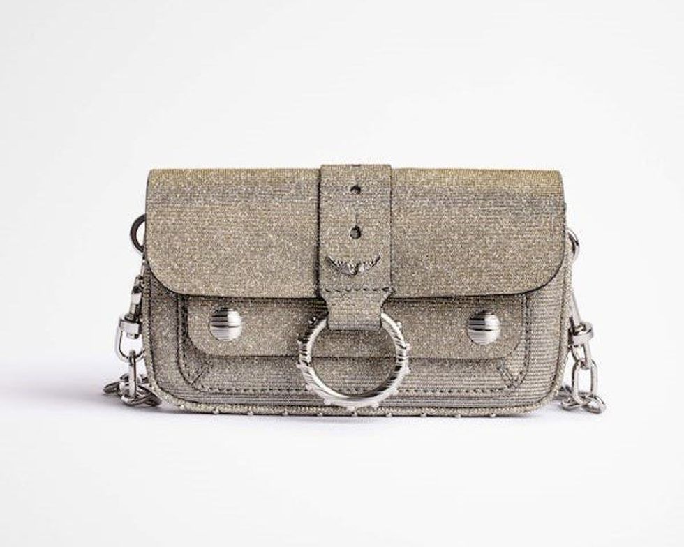 Zadig & Voltaire metallic purse