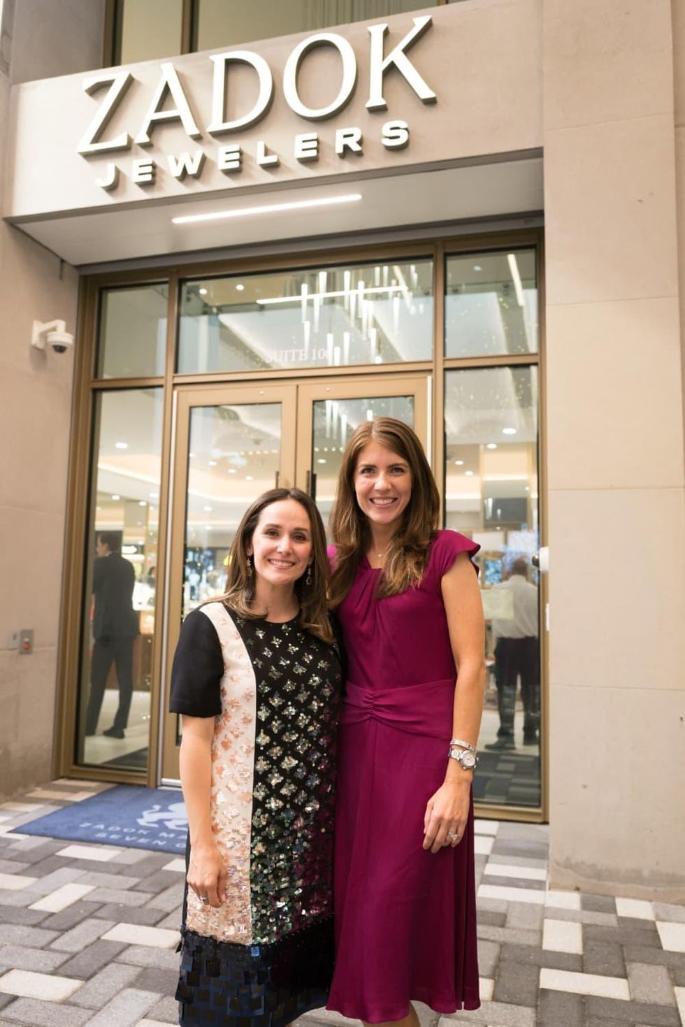 Zadok Jewelers grand opening party Celeste Schurman, Autumn Hunt