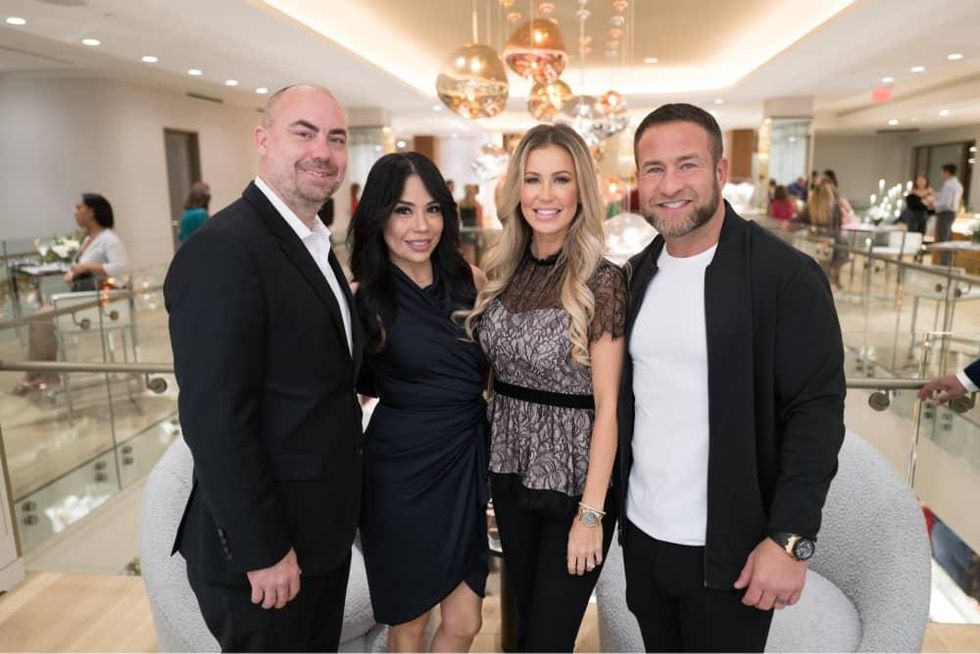 Zadok Jewelers grand opening party Charlie and Vanessa Kriegel, Trisha and Josh Weisman.jpg