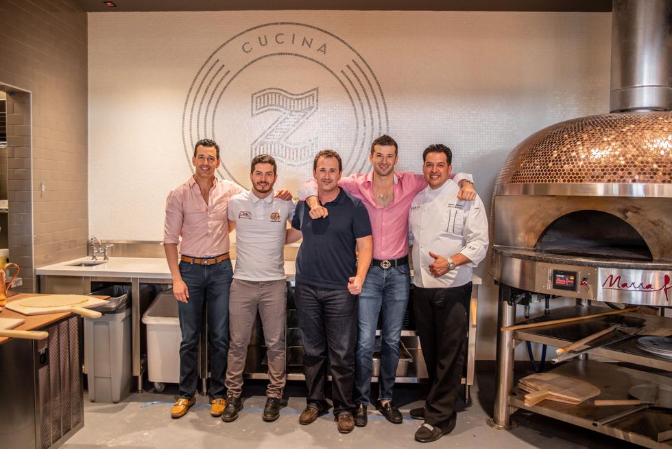 Zanti Cucina Italiana Alejandro Pel\u00e1ez, Michele D\u2019Amelio, Santiago Pel\u00e1ez, Alejandro Pel\u00e1ez, Stefano Ferrero