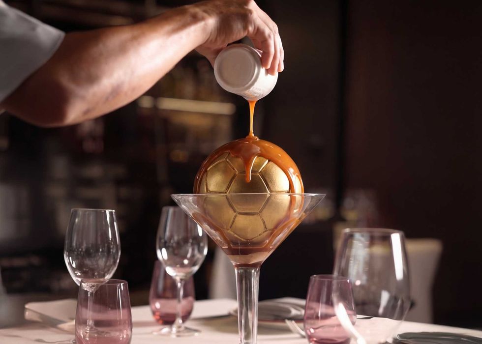 Zanti soccer ball dessert FIFA