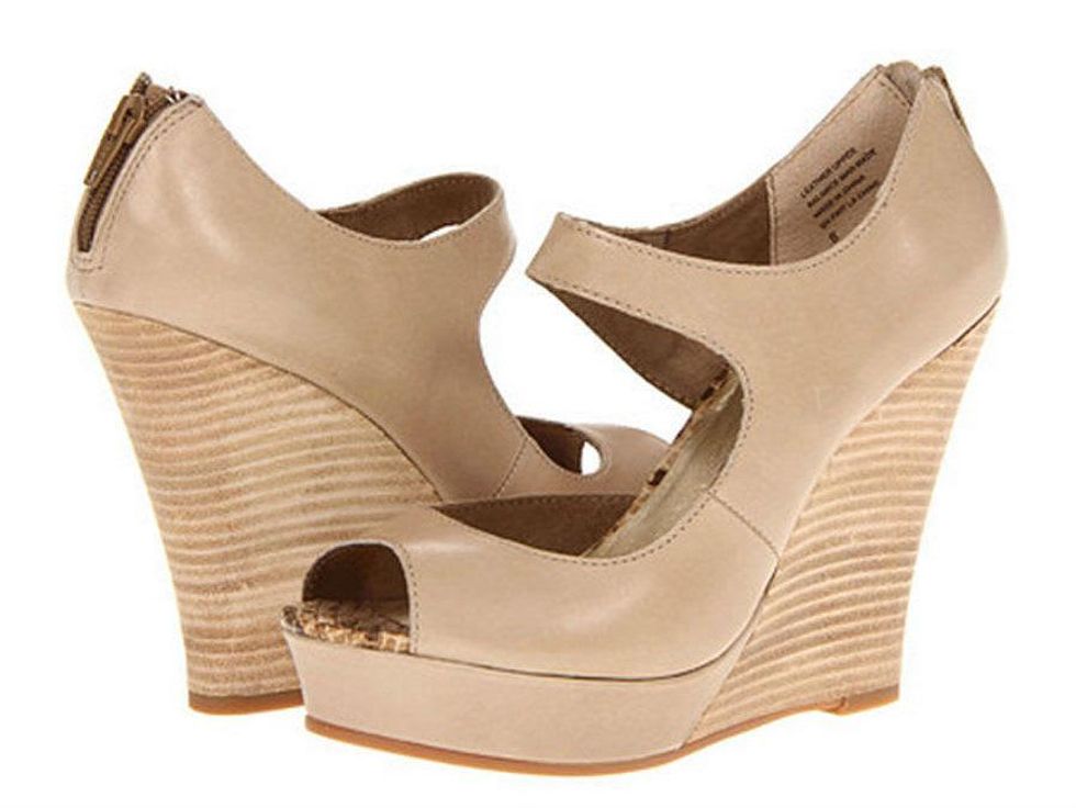 zappos nude wedge