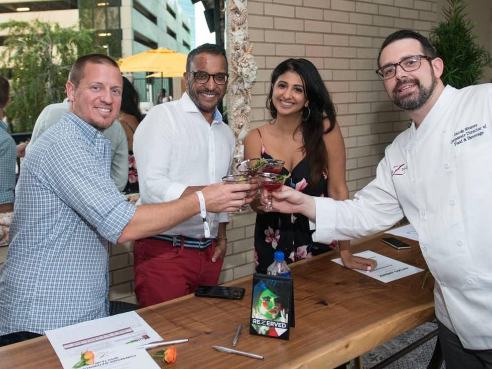 ZaZa Cocktail Showdown Robby Cook Steven Devadanam Megha Tejpal Jacob Weaver