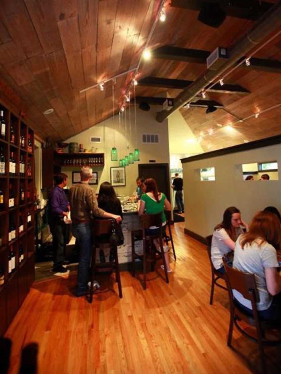 Zelko Bistro interior with crowd