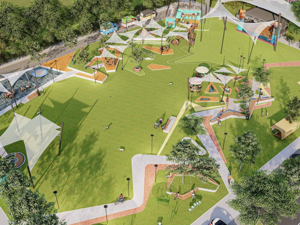 Zoomies Dog Park Rendering